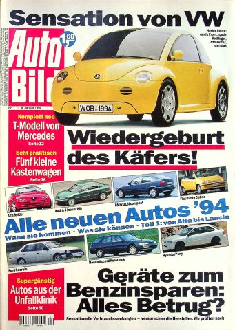 Deckblatt Auto Bild (01/1994)